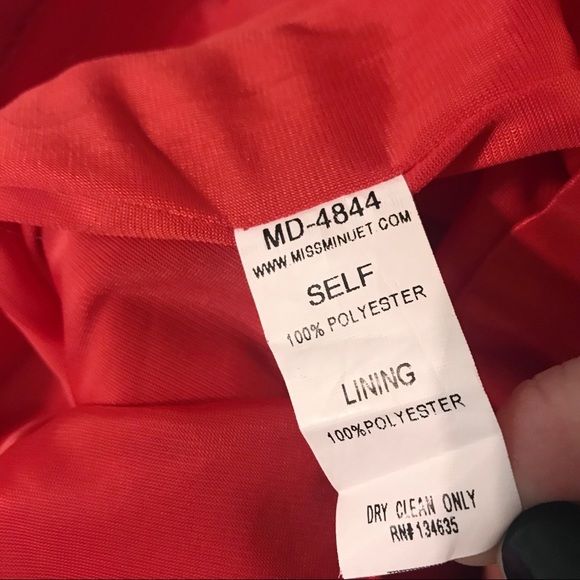 NWT Lulu’s Minuet Red Fitted Dress - Picture 5 of 5